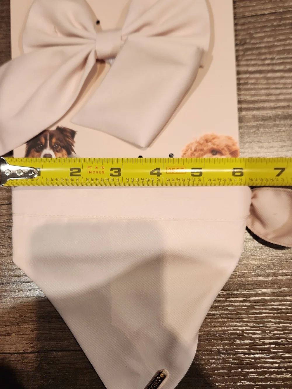 NWT Dexypaws 2pc Dog Accesory Set Bandana & Bow 3 Adjustable Sizes